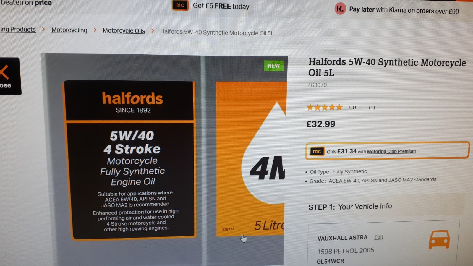 Halfords cheaper