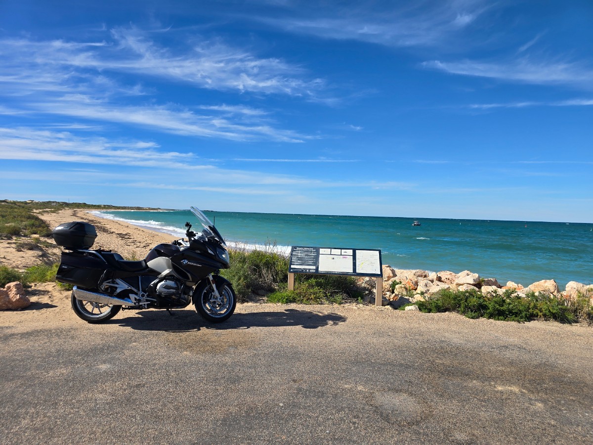 Budegi Beach Boat Ramp, looking across Exmouth Gulf, toward Onslow &amp; the Indian Ocean