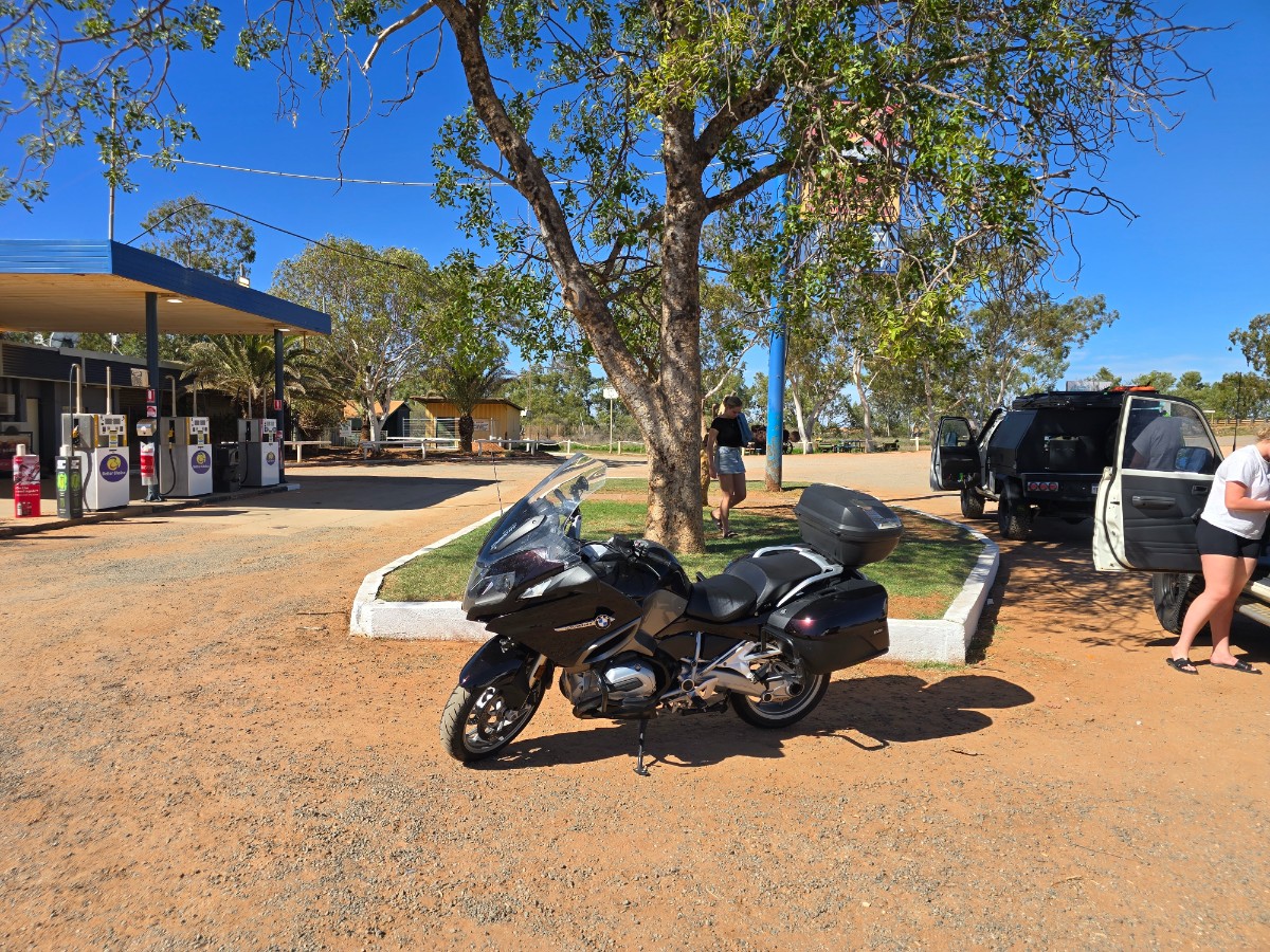 The only 'civilisation' or fuel between Carnarvon &amp; Exmouth